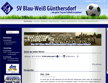 Tablet Screenshot of bwguenthersdorf.de